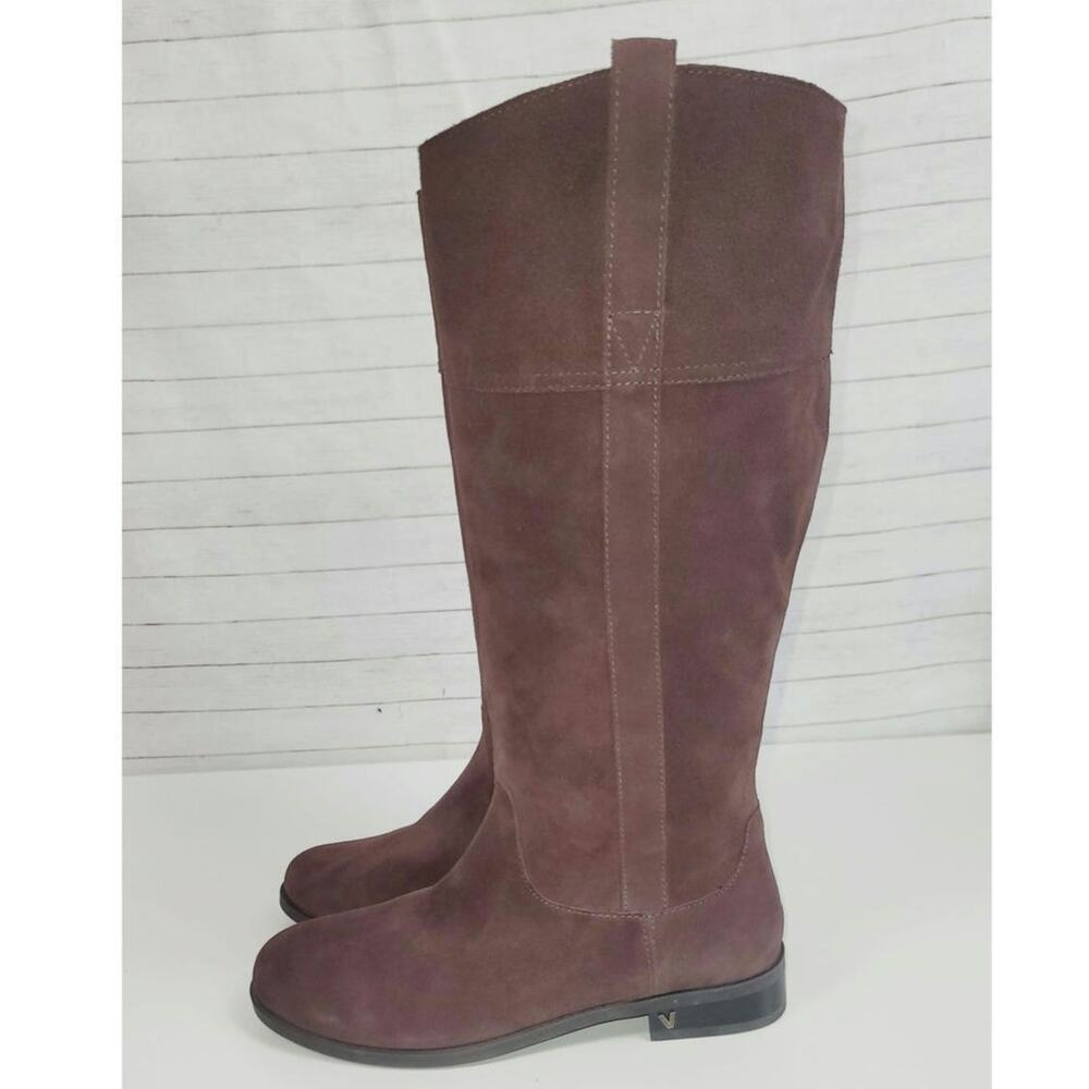Vionic Downing Boot In Chocolate Brown Suede, Sz … - image 1